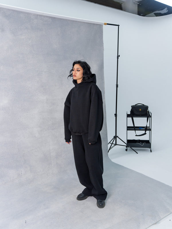 Black Statement Sweatpants