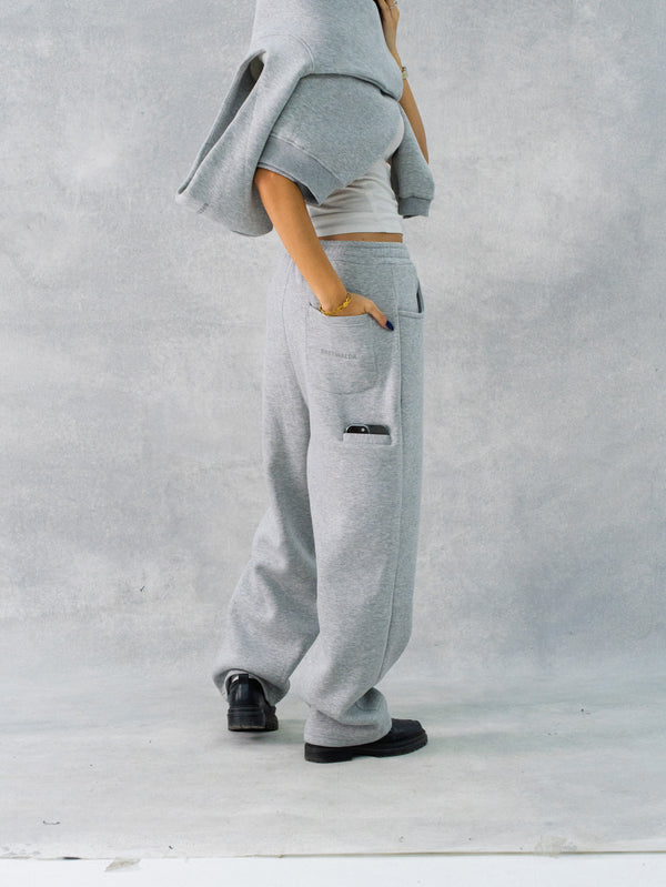 Grey Statement Sweatpants